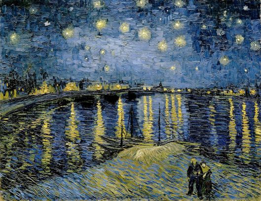 Vincent van Gogh - 'Starry Night Over the Rhone' 1887 {{PD}}