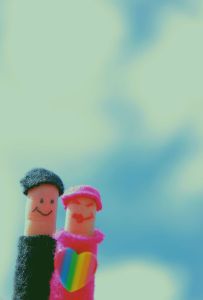 Different fingers. Pink Sherbet Photography from USA - 'Happy Finger Friends Love' by D Sharon Pruitt     CC BY 2.0