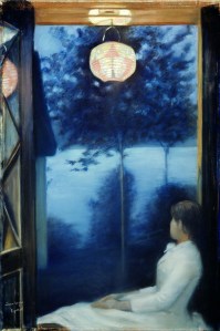Oda Krohg - 'A Japanese Lantern' 1886 {{PD}} 
