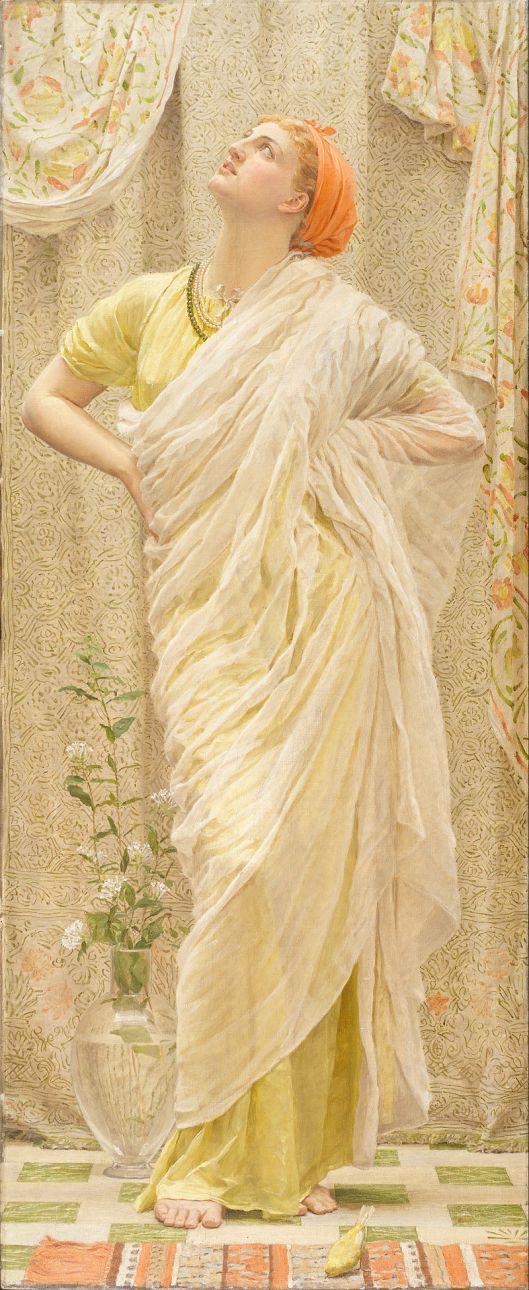 "Canaries" Albert Joseph Moore c1880 {{PD}}