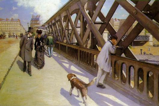 Le Pont de l'Europe (1876) Gustave Caillebotte {{PD}}