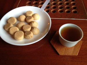 'Chinese tea and pine nut cookies' Photo by Michal Osmenda from Brussels, Belgium Creative Commons Attribution-Share Alike 2.0 Generic