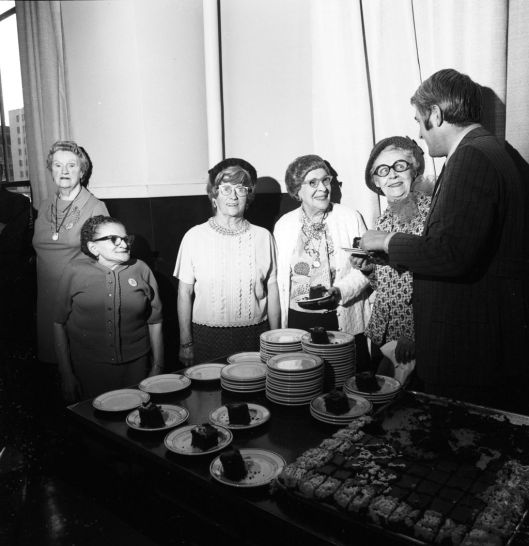 I love the faces here. By Seattle Municipal Archives from Seattle, WA - Senior citizen birthday lunch, 1973, CC BY 2.0, https://commons.wikimedia.org/w/index.php?curid=36832178