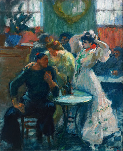 Ricard Canals - 'In the Bar' c1910 {{PD}}