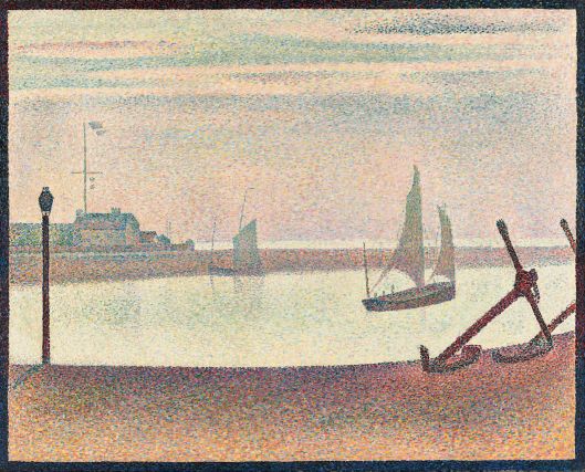 Georges-Pierre Seurat - 'The Channel at Gravelines, Evening' 1889 {{PD}} 
