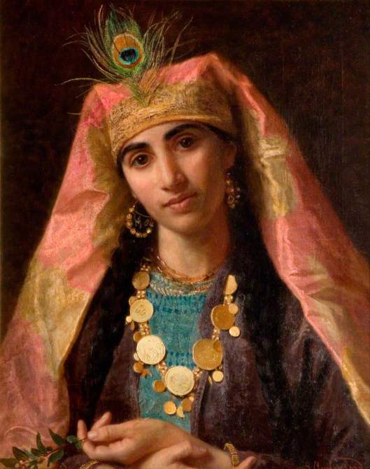 Sophie Gengembre Anderson - 'Scheherazade' c1885 {{PD}}