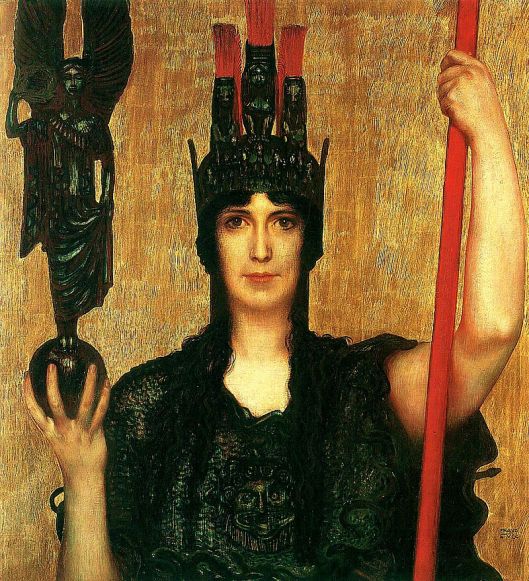 'Pallas Athena' Franz von Stuck, 1898 {{PD}}