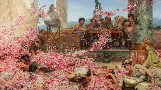 'The Roses of Heliogabalus' - Lawrence Alma-Tadema {{PD}}