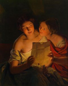 This is called 'The Love Letter', but could apply to today's word image, if we think of it as someone trying to get you to stop loving yourself. Ferdinand Georg Waldmueller - 'Der Liebesbrief' 1848 {{PD}}