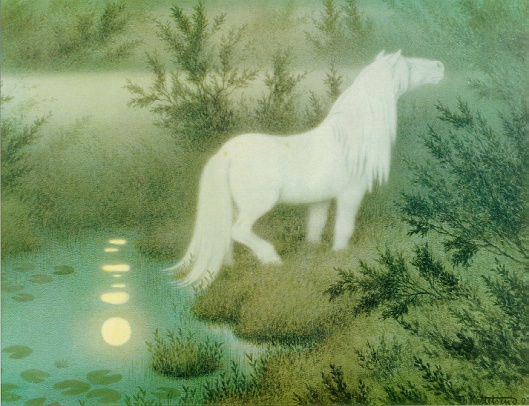 The Nix as a brook horse by Theodor Kittelsen 1908 {{PD}}