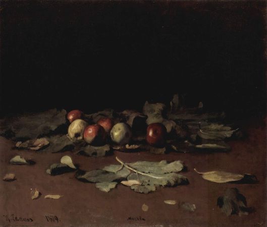 Ilja Repin 'Apples and Leaves' 1878 {{PD}}